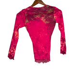 Plein Sud Printed Mesh Top
