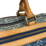 Louis Vuitton Vintage Denim Leather Trim Monogram Neo Speedy 30