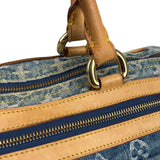 Louis Vuitton Vintage Denim Leather Trim Monogram Neo Speedy 30