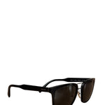 Prada Black Metal Double Bridge Sunglasses