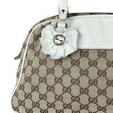 Gucci GG Canvas Trophy Boston Bag