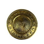 Chanel Starred Circular Logo Brooch