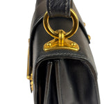 Prada Black Saffiano Leather Cahier Shoulder Bag