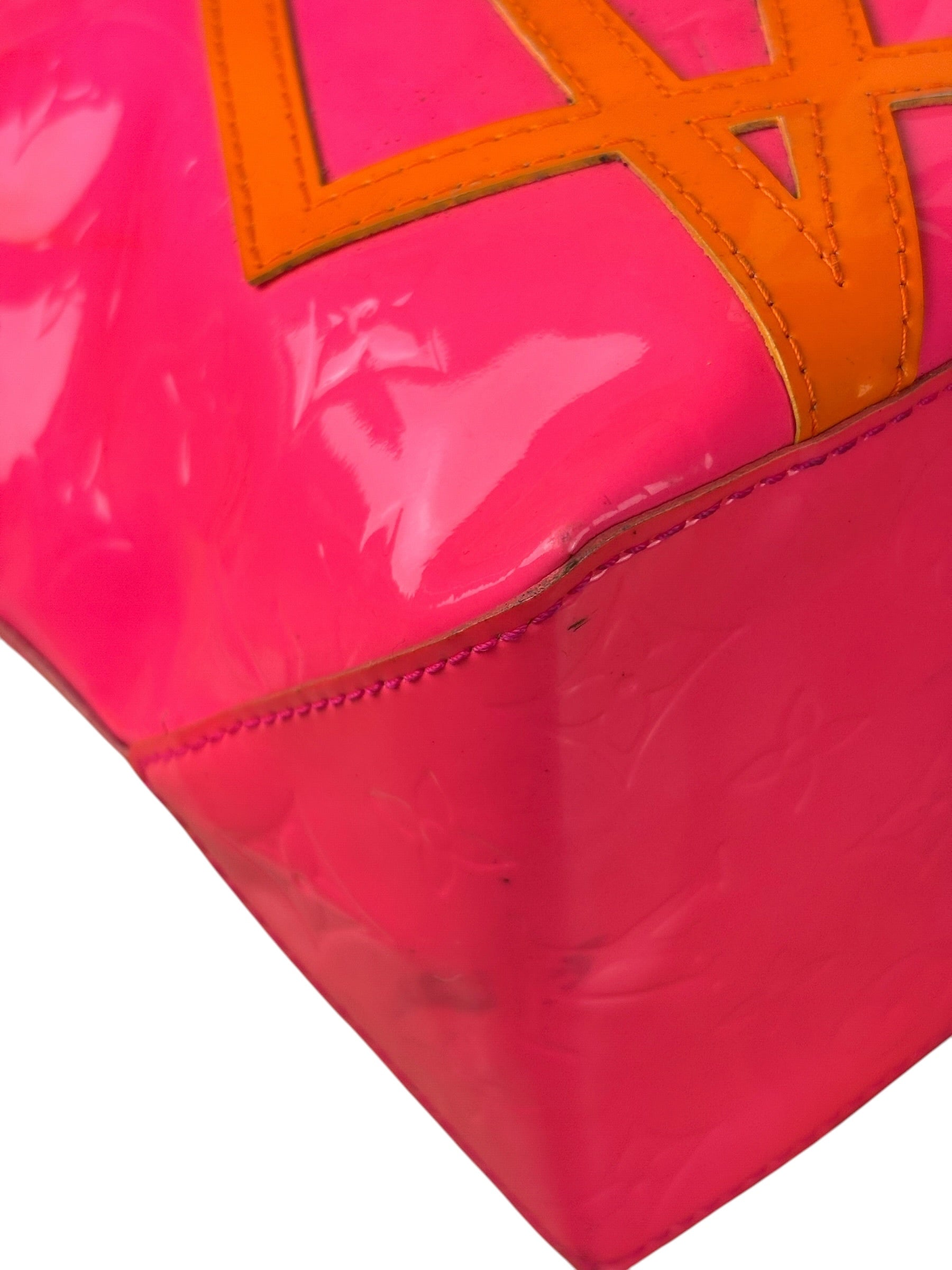Louis Vuitton x Robert Wilson Fluo Pink Reade Vernis Tote