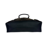 Fendi Black Rubber Mini Shoppers Tote