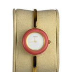 Gucci Vintage Gold-Toned Bangle Interchangeable Bezel Rings Watch