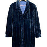 Vintage Dark Blue Mink Mid Length Fur Coat