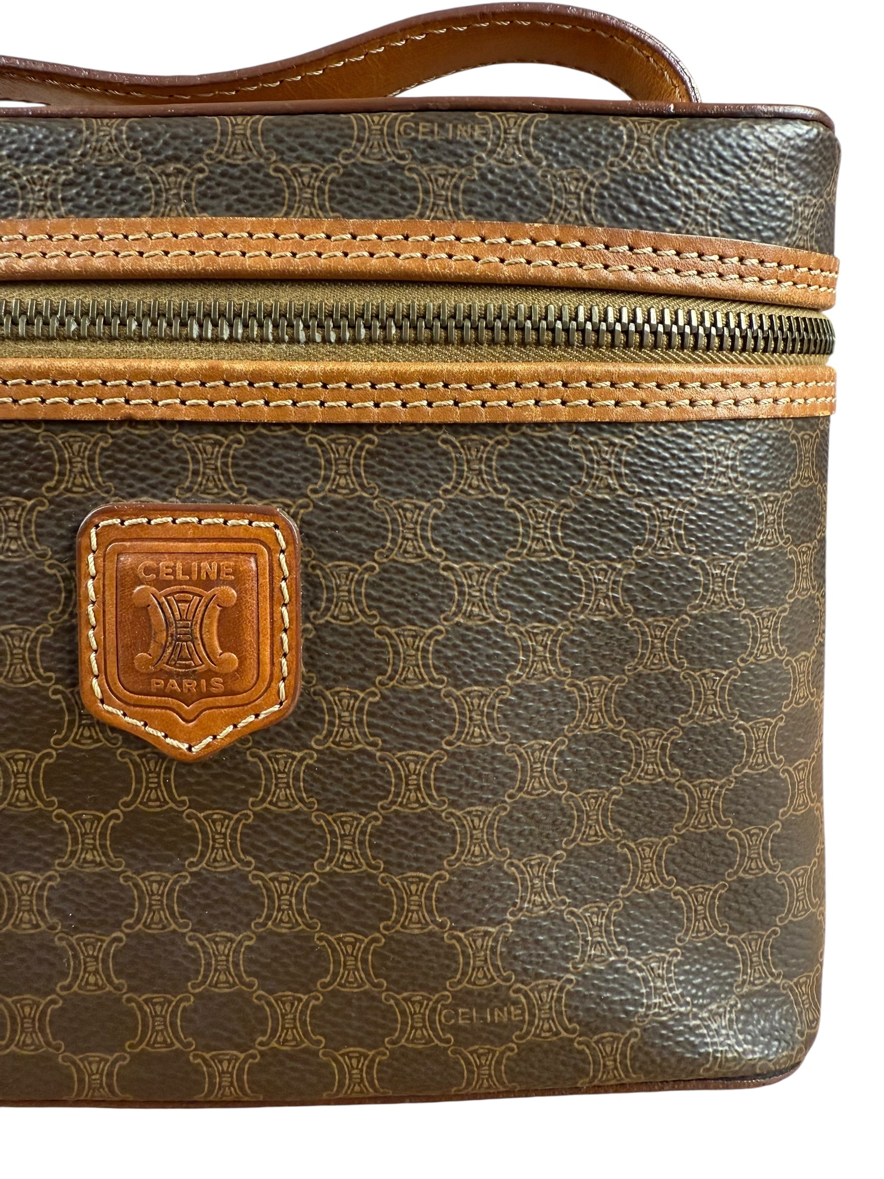 Celine Monogram Cosmetics Top Handle Bag