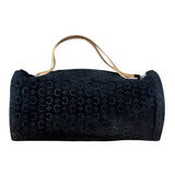 Celine Black Macadam Velour Handbag
