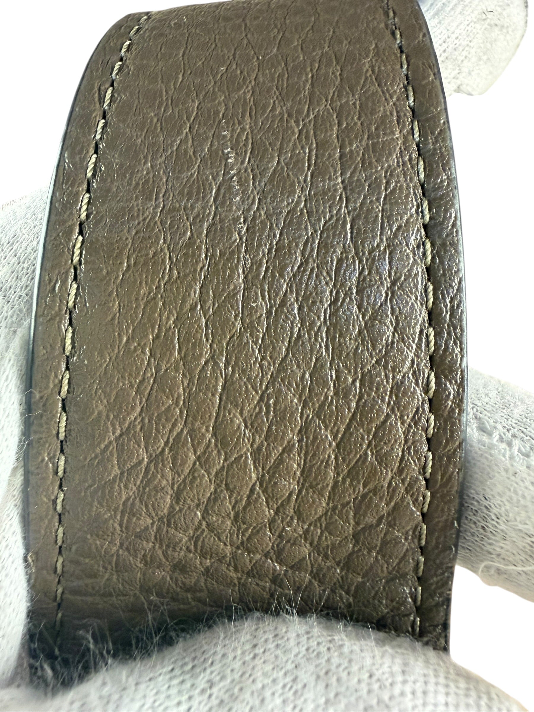 Coach Brown Pebbled Leather Large Hadley Tote