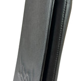 Yves Saint Laurent Black Leather Flap Clutch