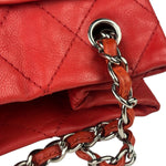 Chanel Red Quilted Leather Natural Beauty Chain Tote 2010