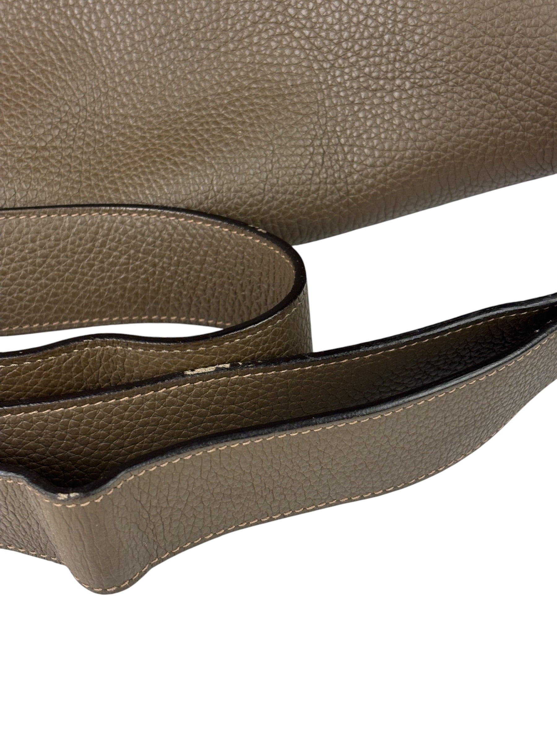 Hermes Brown Leather Sac Alfred Taorillon Clemence 35
