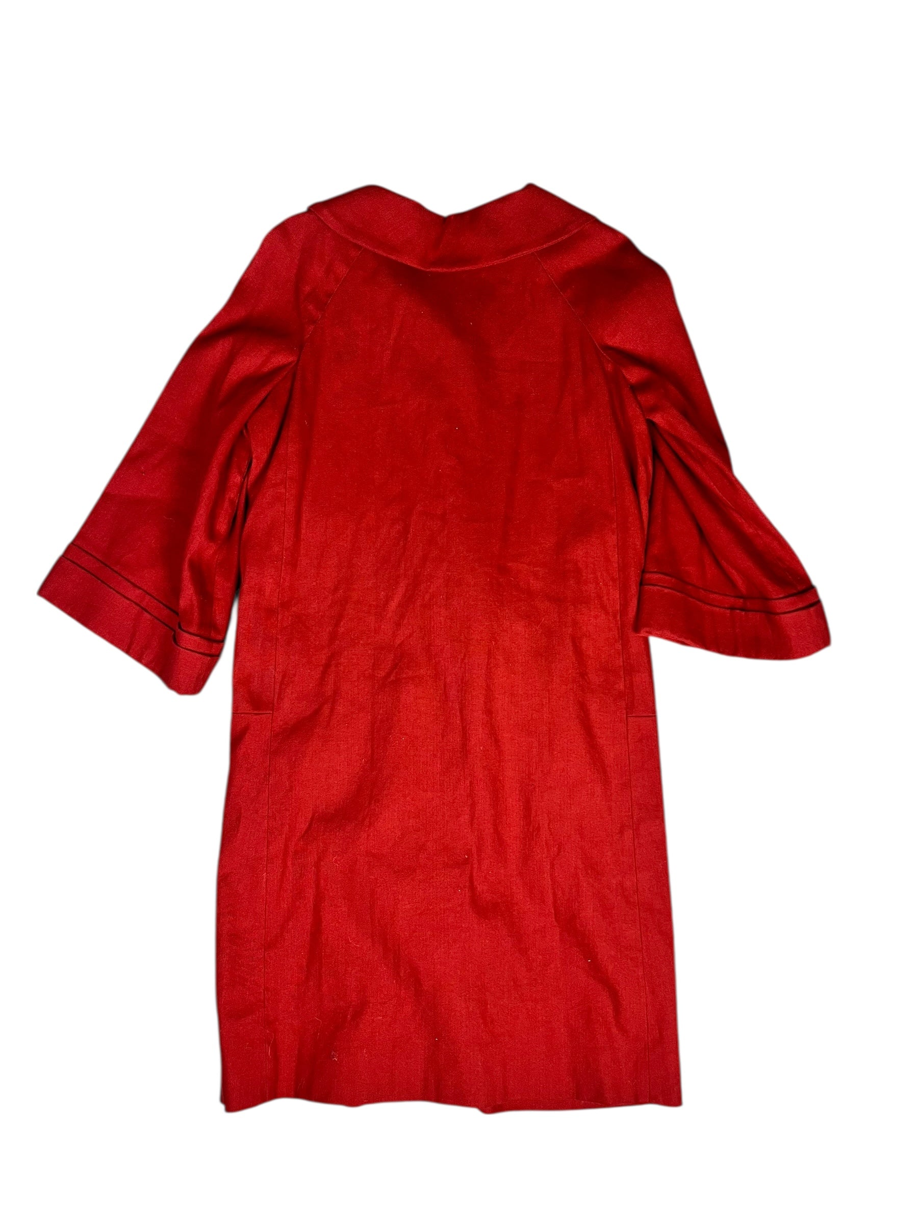 Gucci Vintage Red Trench Coat