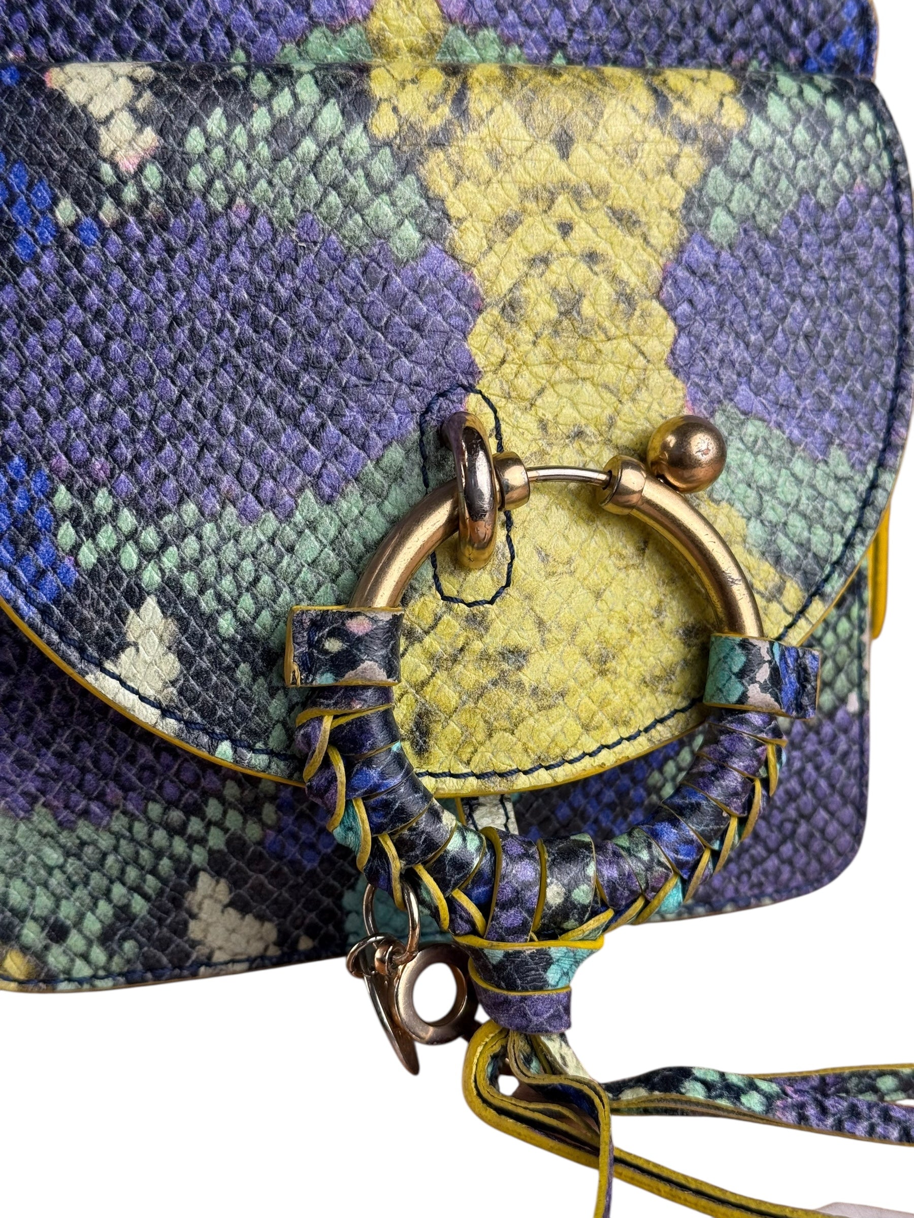 See By Chloe Joan Mini Python Camera Bag