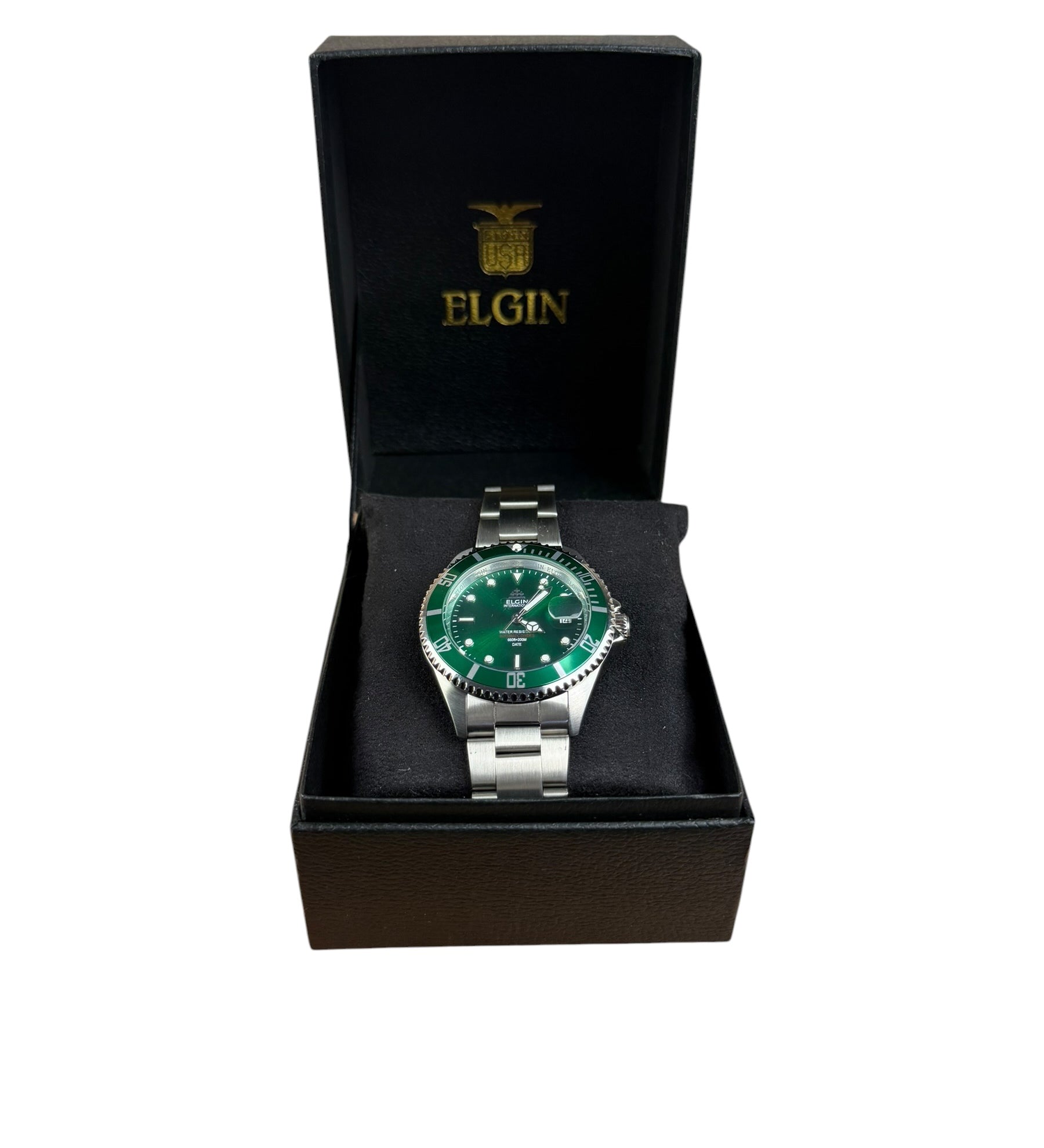 Elgin "Hulk" Green Dial & Bezel Automatic Watch