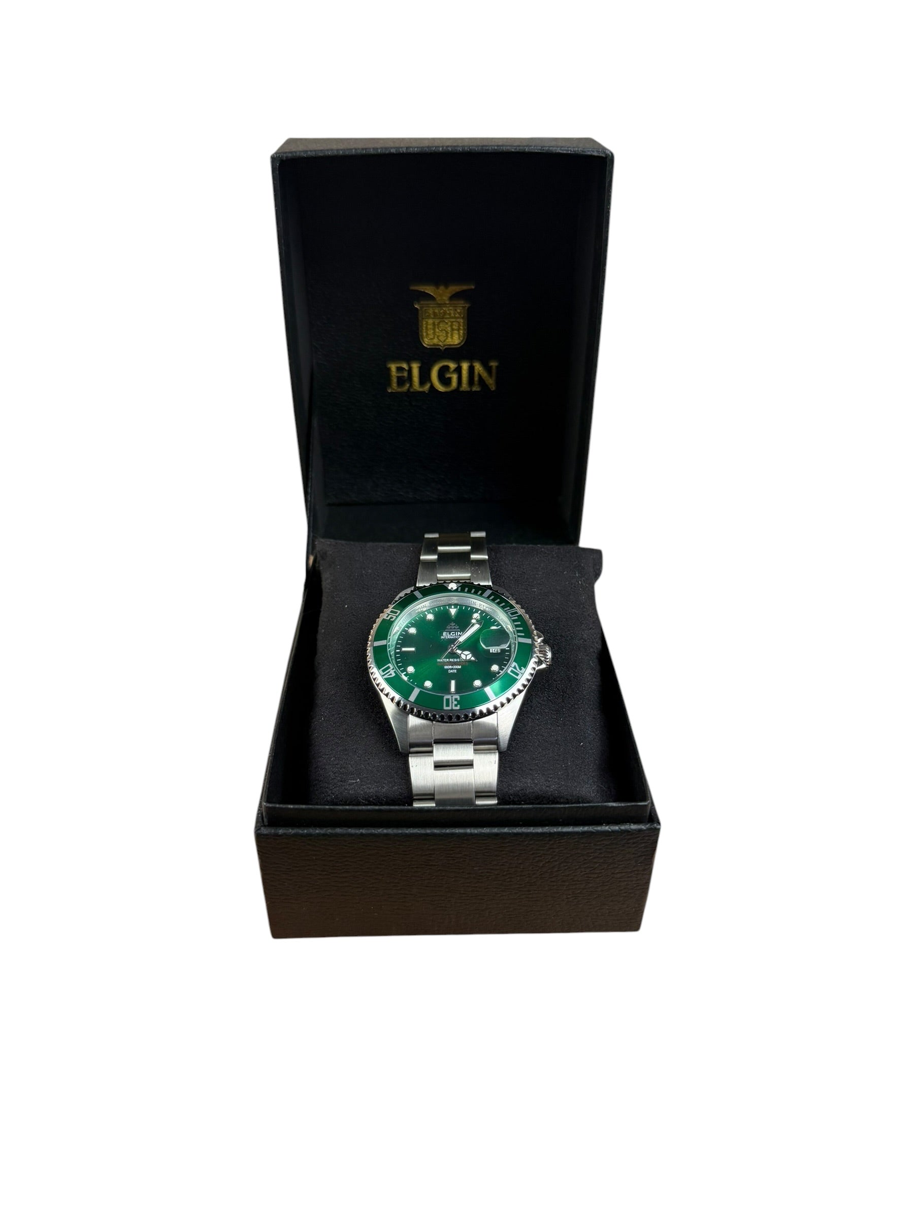 Elgin "Hulk" Green Dial & Bezel Automatic Watch
