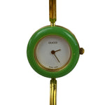 Gucci Interchangeable Bezel Watch Gold Plated Bangle