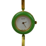 Gucci Interchangeable Bezel Watch Gold Plated Bangle