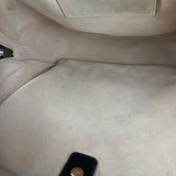 Gucci Black Chevron Leather Backpack