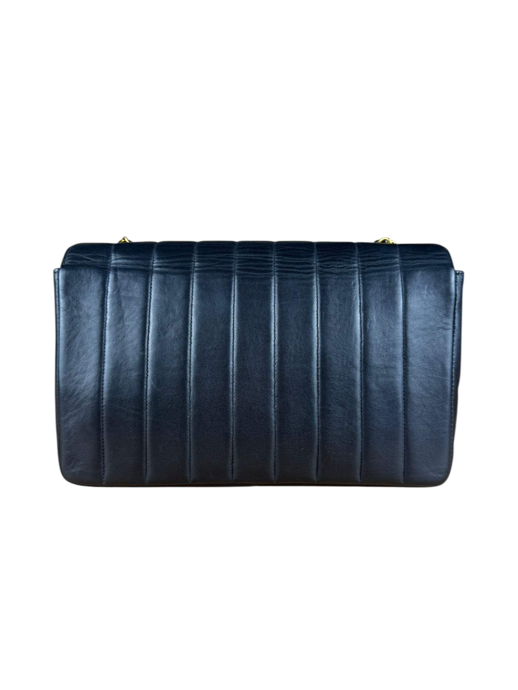 Chanel CC Vertical Quilt Lambskin Flap Bag 2016