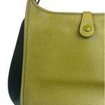 Hermes Green Leather Evelyne TMP Crossbody Bag