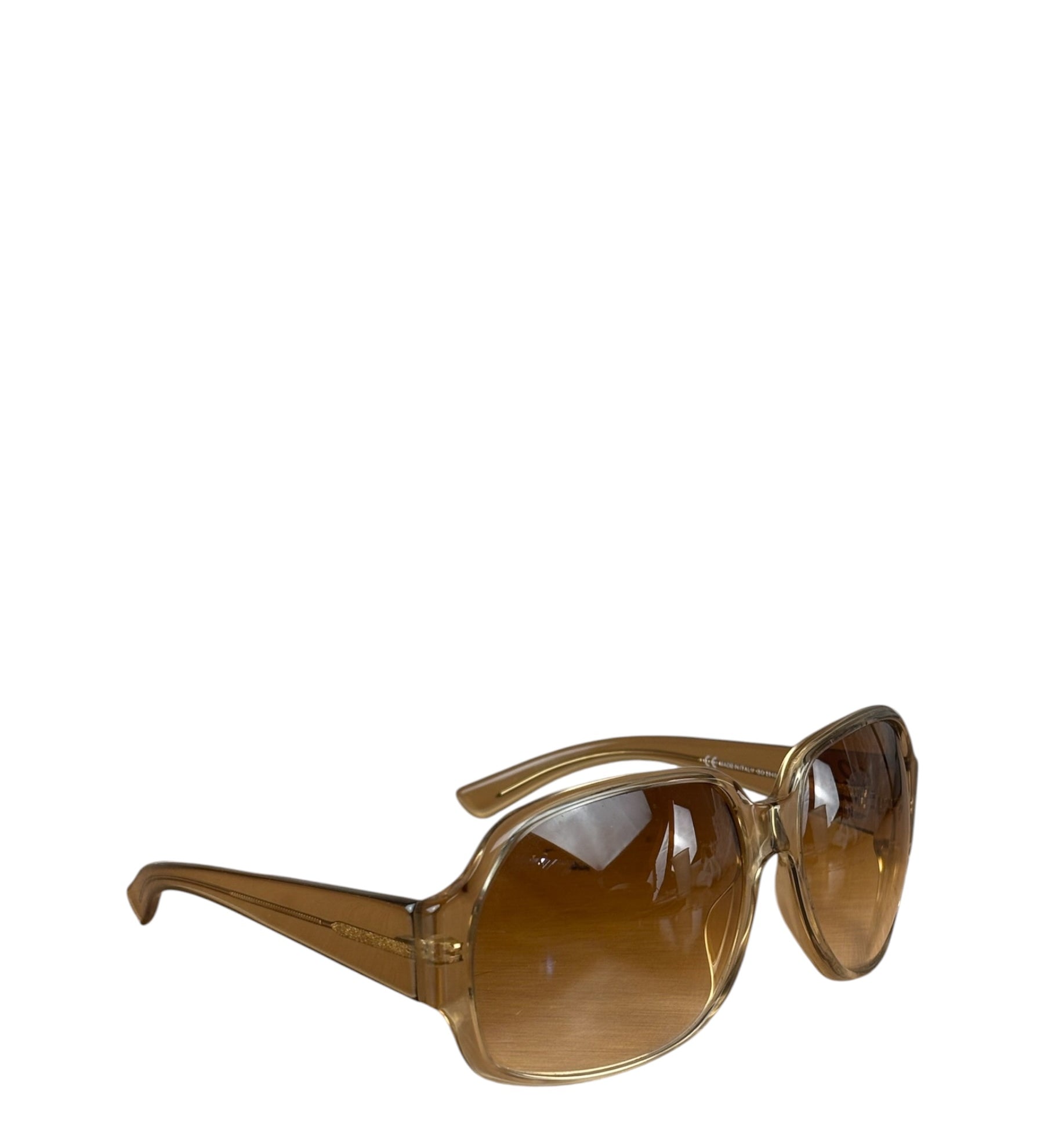 Gucci Vintage Gold Square Frame Sunglasses