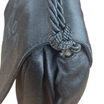 Prada Vintage Black Satin Mini Shoulder Bag