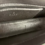 Gucci Black Leather Bamboo Night Small Clutch/Pochette