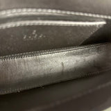 Gucci Black Leather Bamboo Night Small Clutch/Pochette