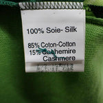 Hermes Silk Green Saddle Print Collared Blouse