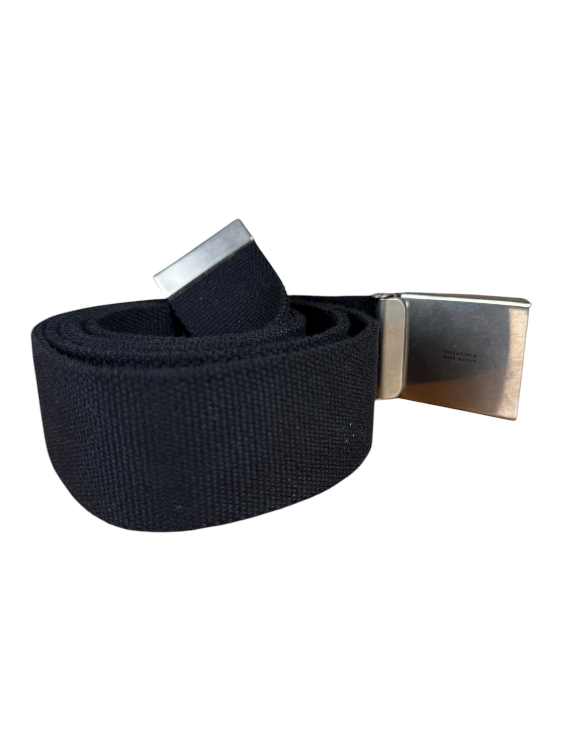 Balenciaga X Adidas Black Canvas Belt