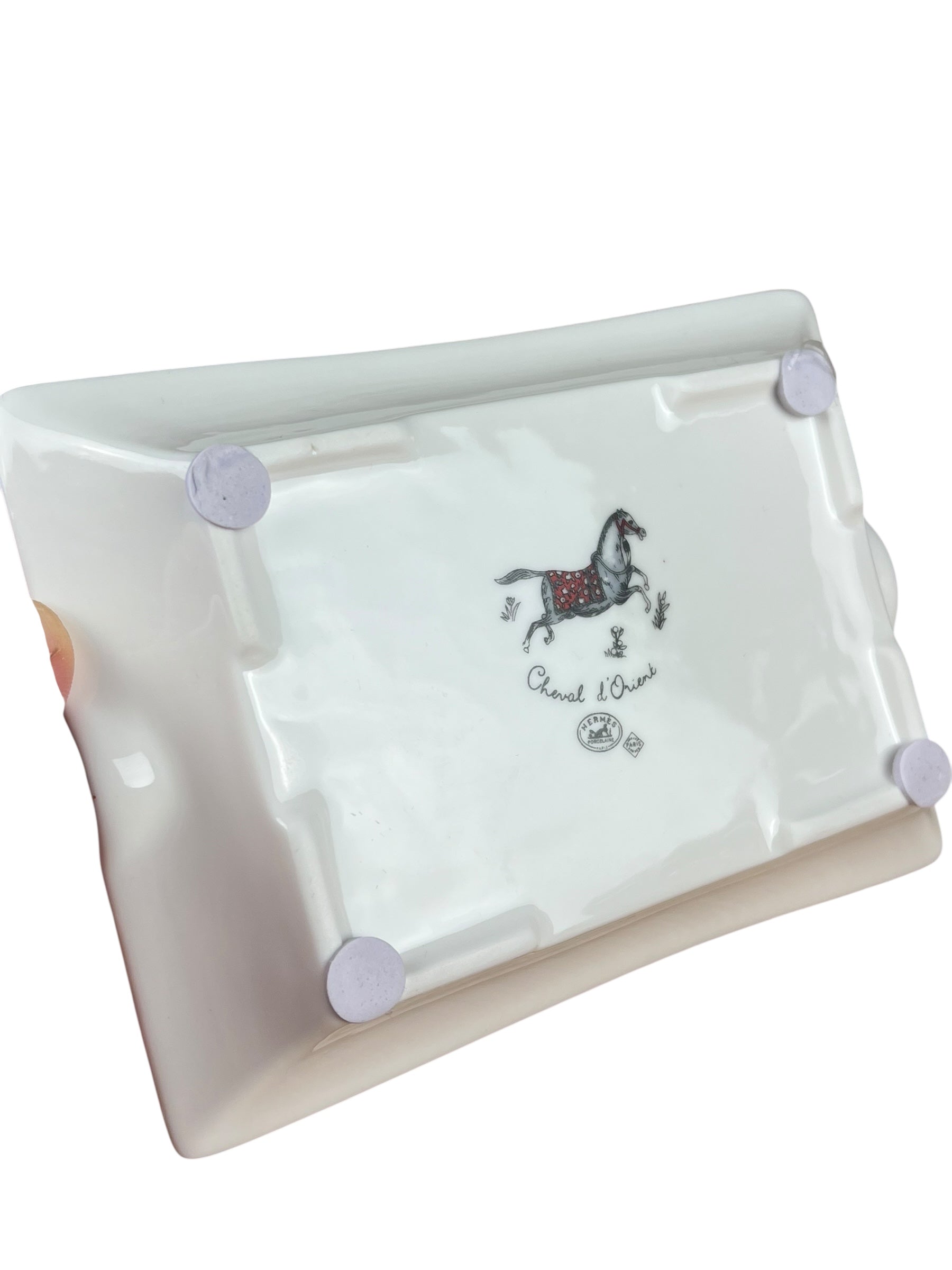 Hermes Cheval d'Orient Porcelain Ashtray