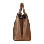 Prada Vintage Brown Leather Top Handle Bag