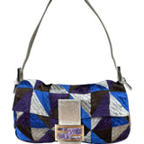 Fendi Vintage Embroidered Patchwork Baguette