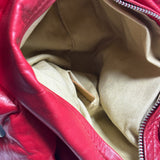 Chloe Red Leather Silverado Shoulder Bag