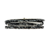 Chanel Tweedy Quilted Leather Fringe Flap Bag 2011