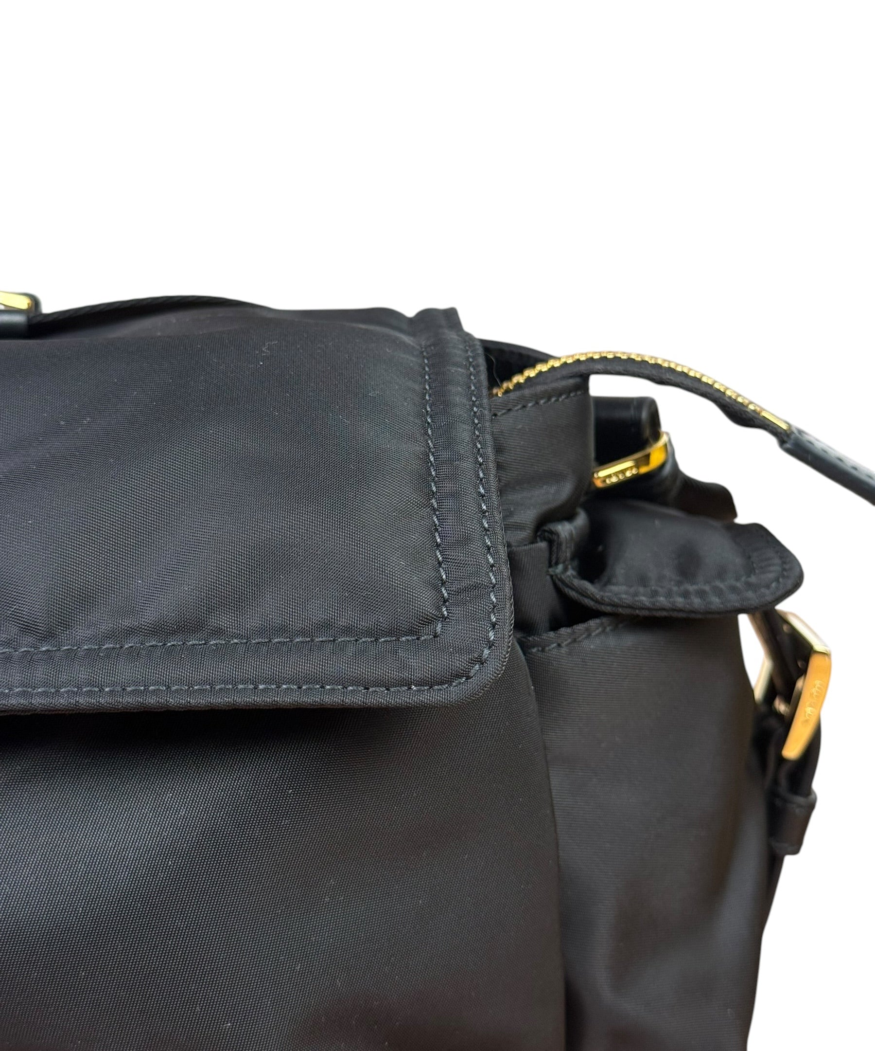 Prada Black Explore Re-Nylon Medium Shoulder Bag