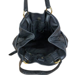 Gucci Vintage Black Leather Sienna Tote