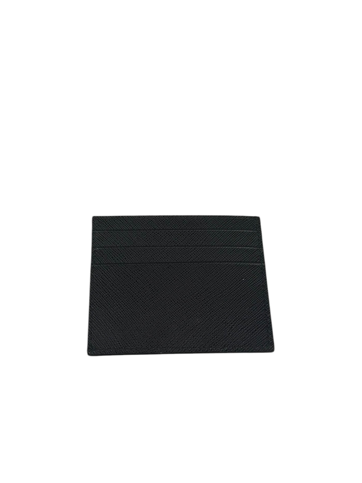 Prada Black Saffiano Leather Card Holder