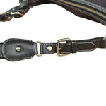 Burberry Vintage Black Canvas Crossbody Bag