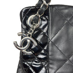 Chanel Black Quilted Leather Tote Bag 2014