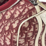 Christian Dior Vintage Red Trotter Boston Bag