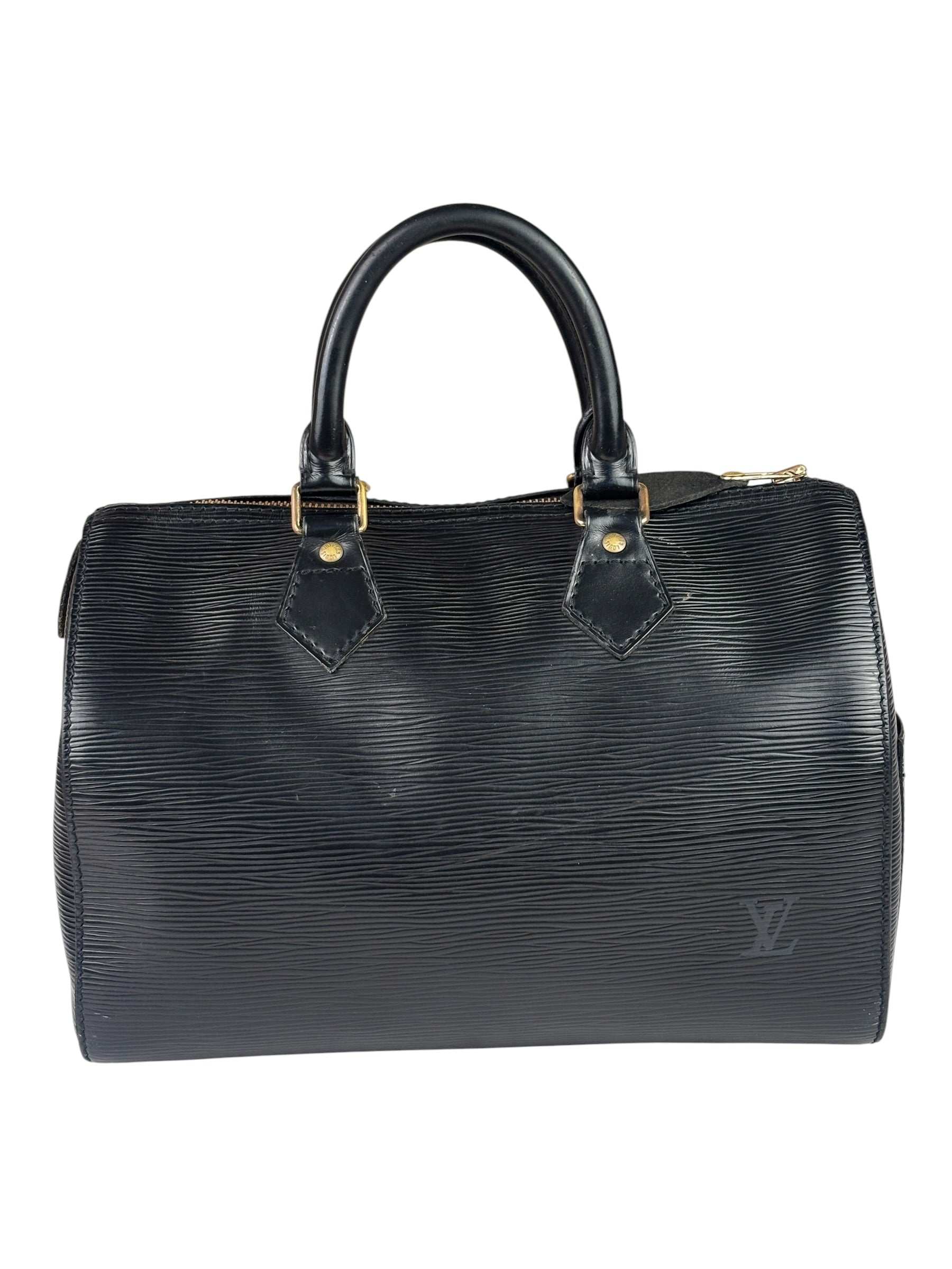 Louis Vuitton Black Epi Leather 25