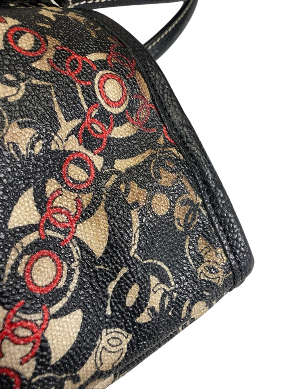 Chanel Colorblock Caviar Leather Optic Coco Tote 2006