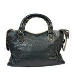 Balenciaga Charcoal Le City Small Two-Way Bag