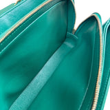Chanel Green Lambskin Shoulder Bag 2018