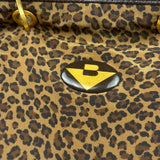 Bottega Veneta Nylon Leopard Print Handbag