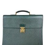 Louis Vuitton Epi Green Top Handle Briefcase
