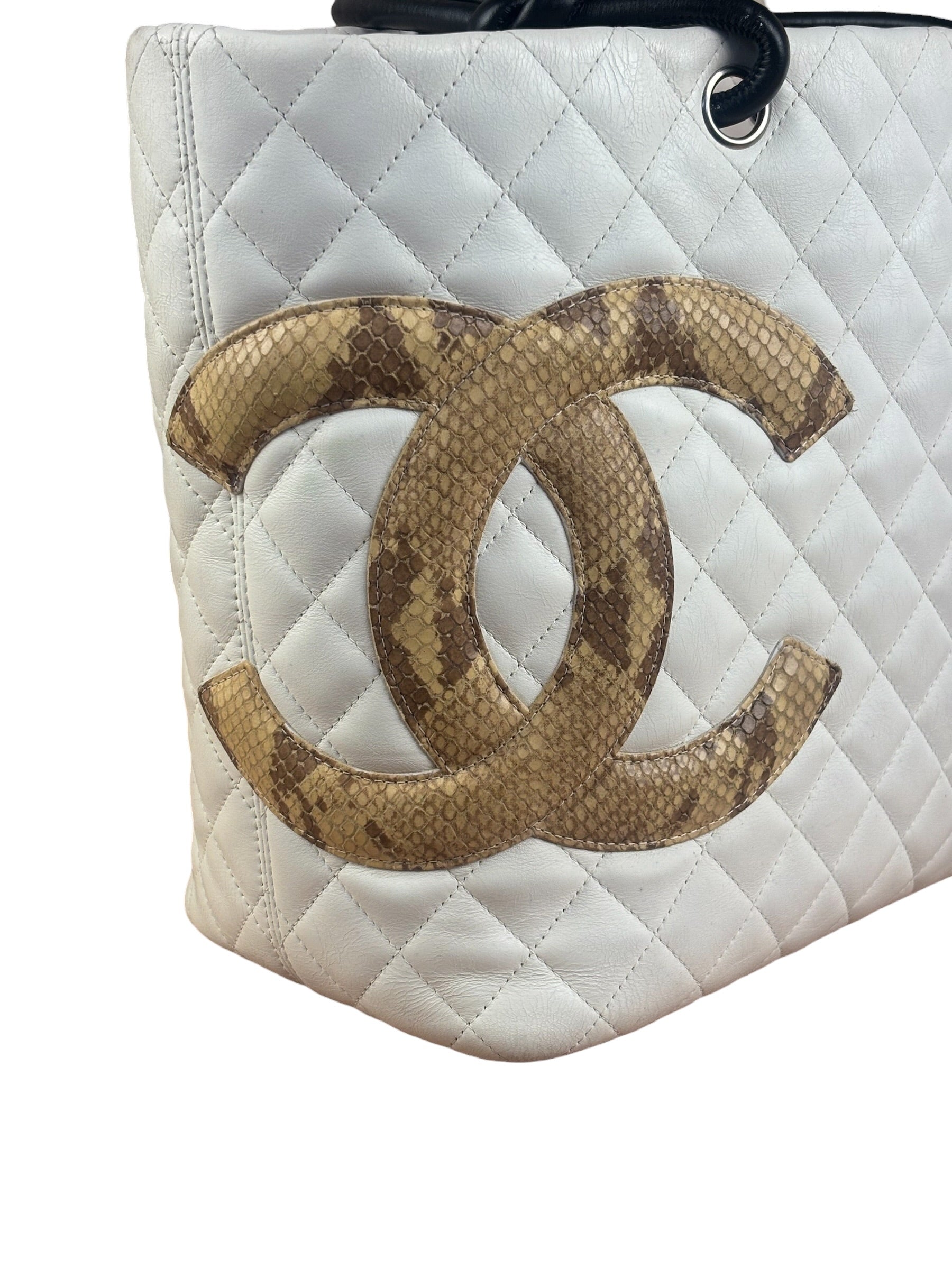 Chanel Python Large CC Cambon Ligne Tote 2005